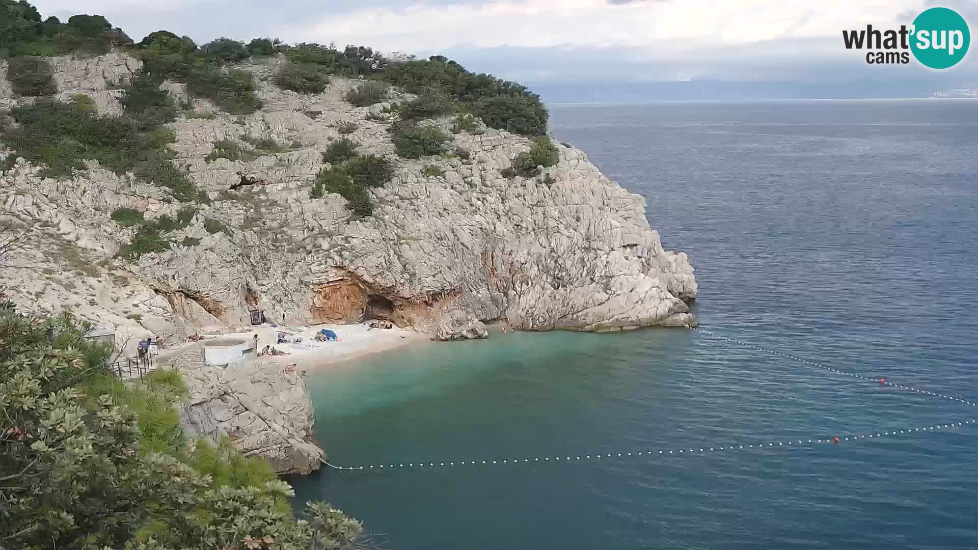 Webcam Bersezio spiaggia – Draga di Moschiena – Croazia