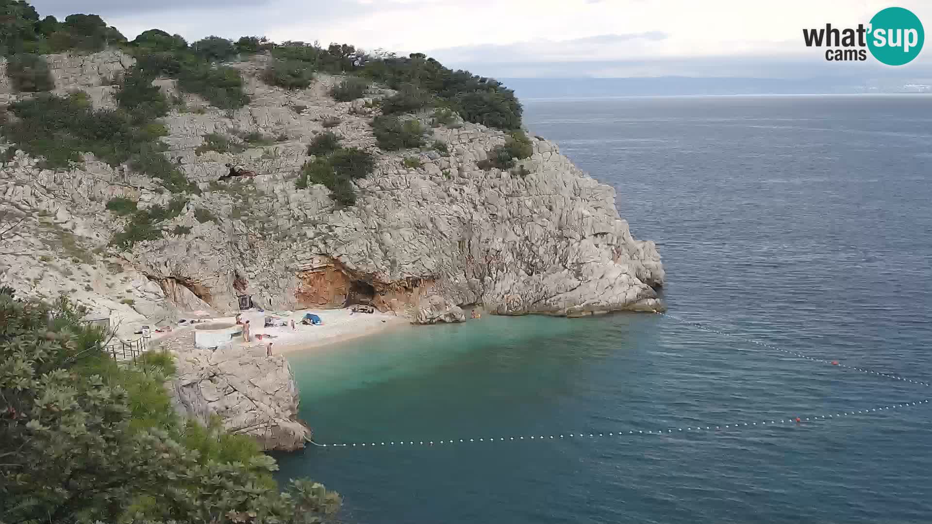 Web kamera plaže Brseč – Mošćenička Draga – Hrvatska
