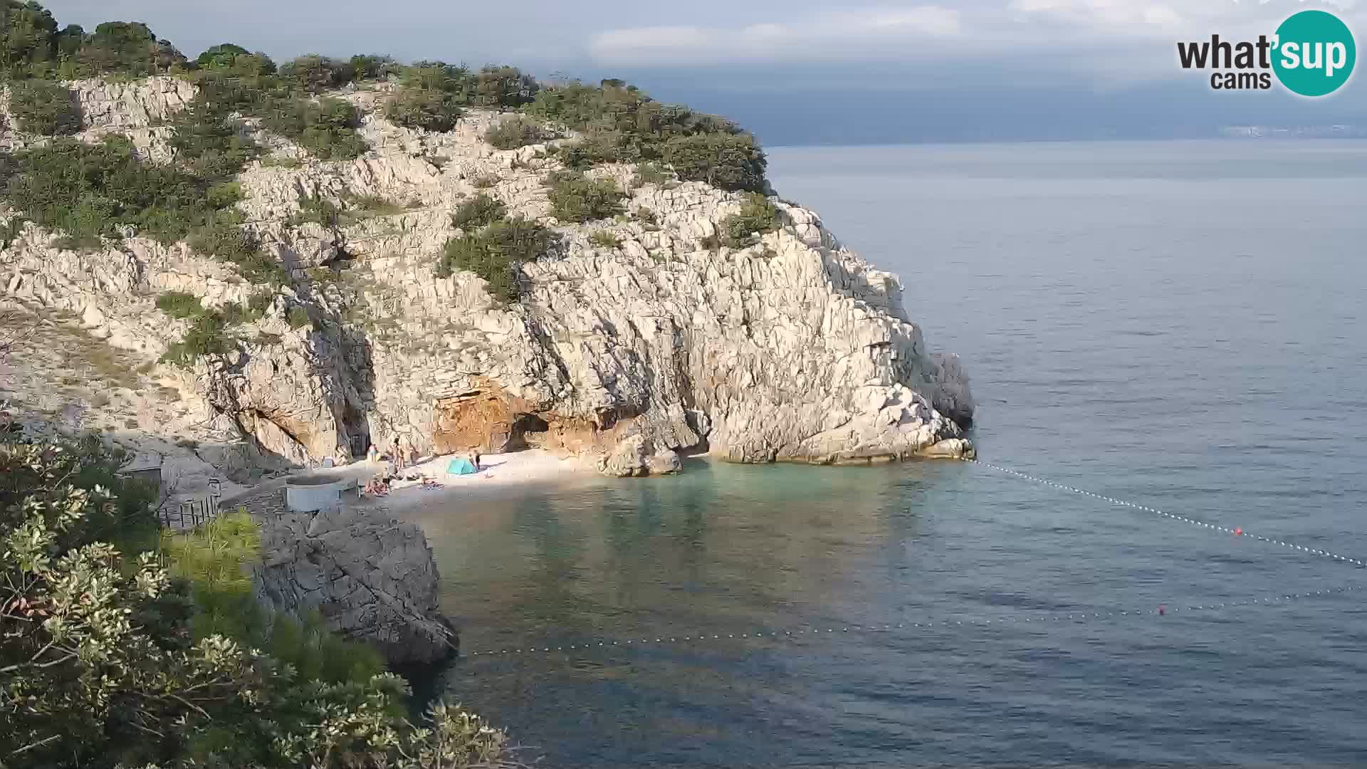 Web kamera plaže Brseč – Mošćenička Draga – Hrvatska