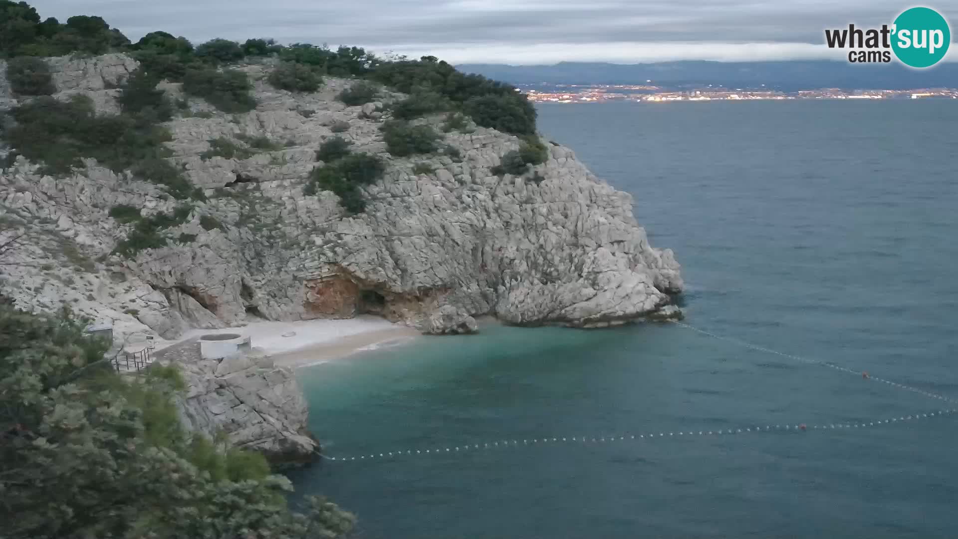 Webcam Brseč beach – Mošćenička Draga – Croatia
