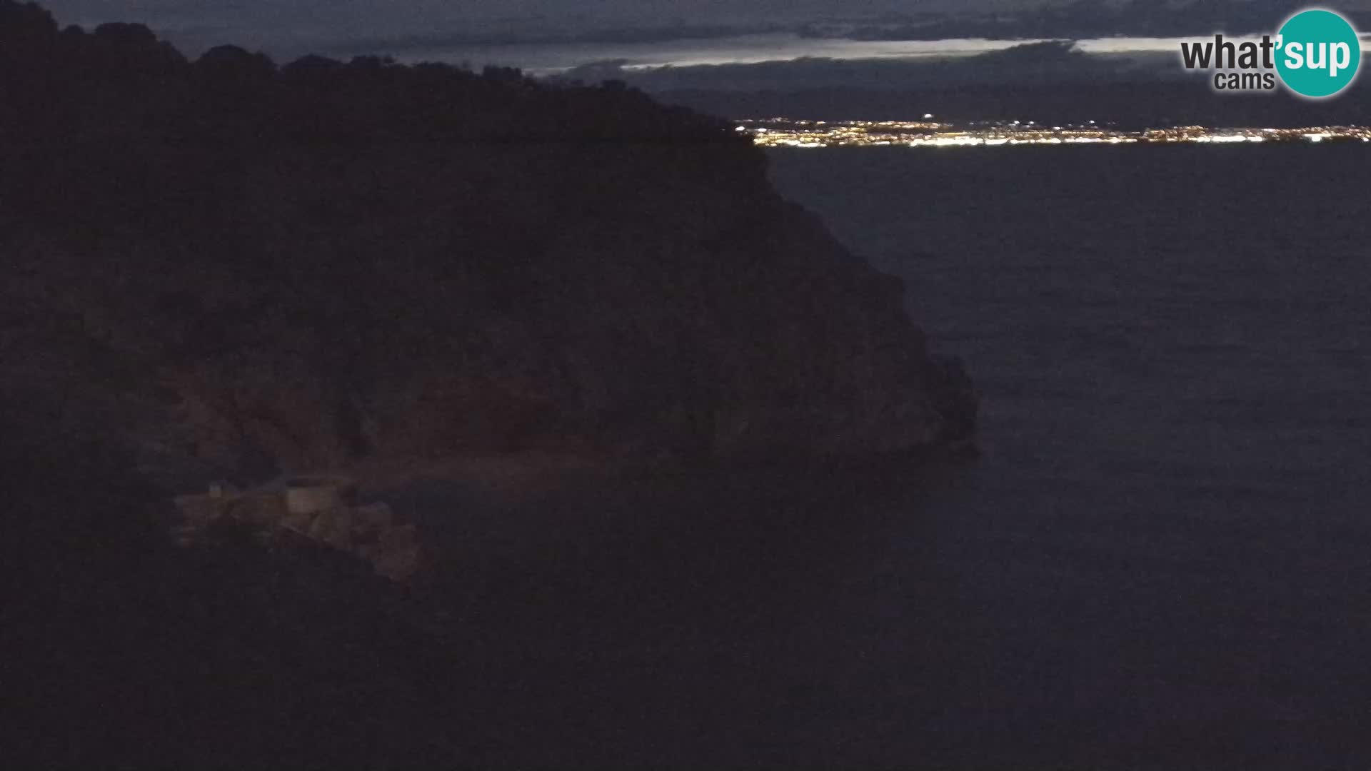 Webcam plage Brseč à Mošćenička Draga, Croatie