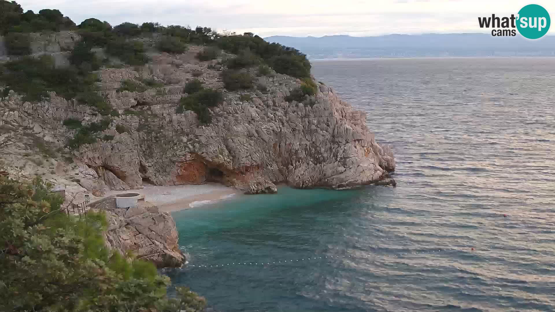 Web kamera plaže Brseč – Mošćenička Draga – Hrvatska