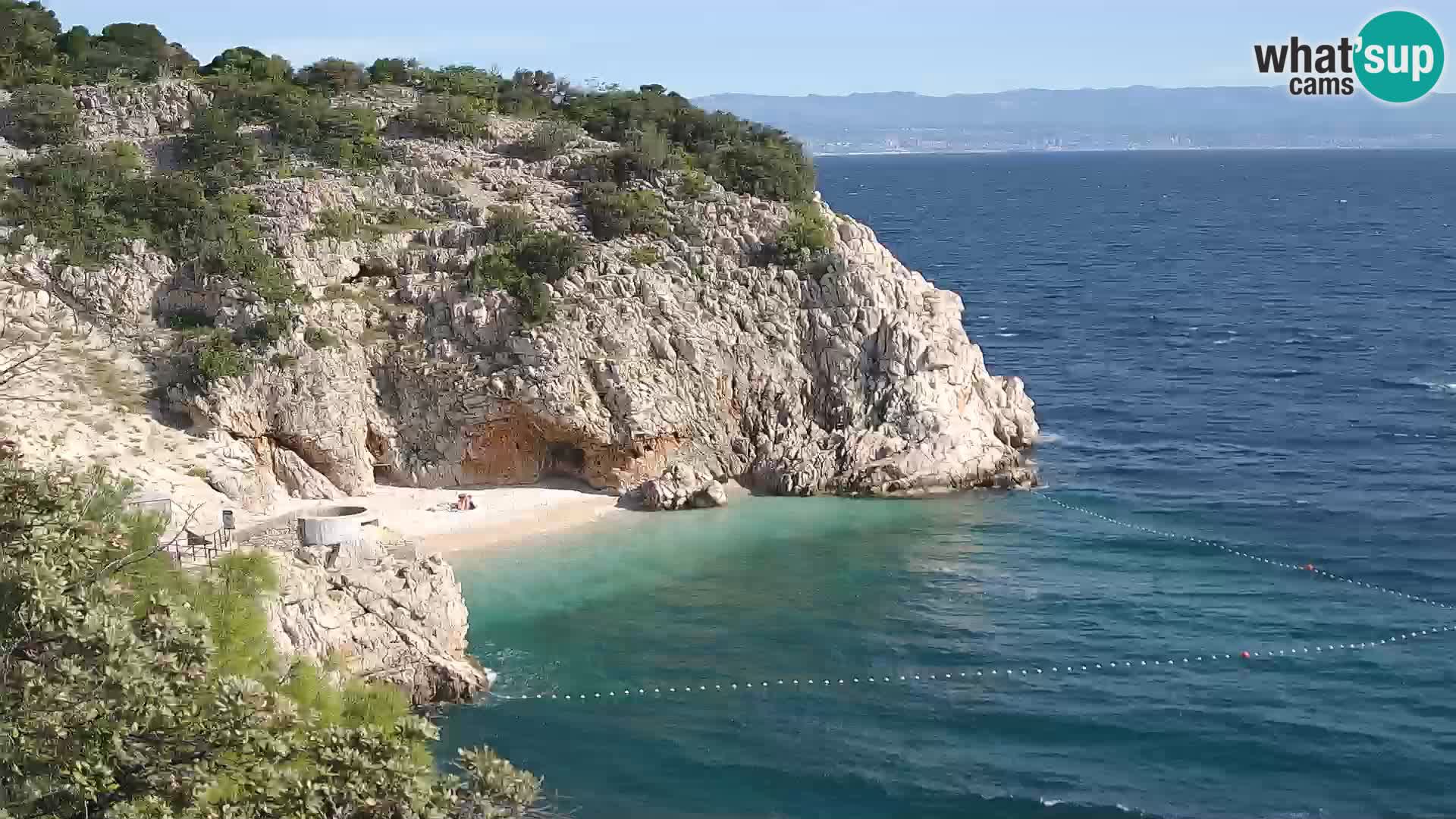 Webcam Brseč Strand – Mošćenička Draga – Kroatien