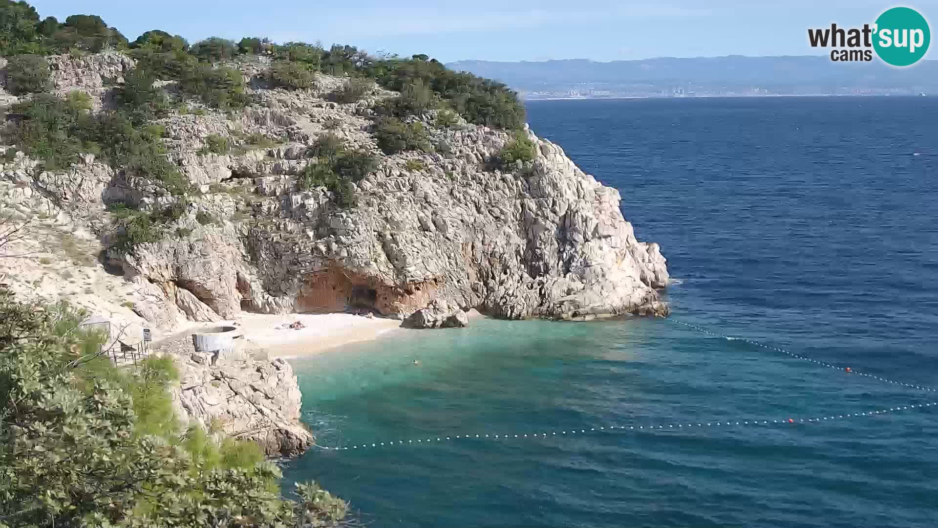Web kamera plaže Brseč – Mošćenička Draga – Hrvatska