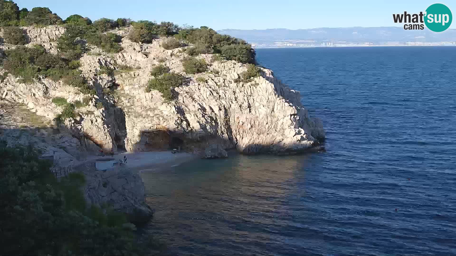 Webcam Brseč Strand – Mošćenička Draga – Kroatien