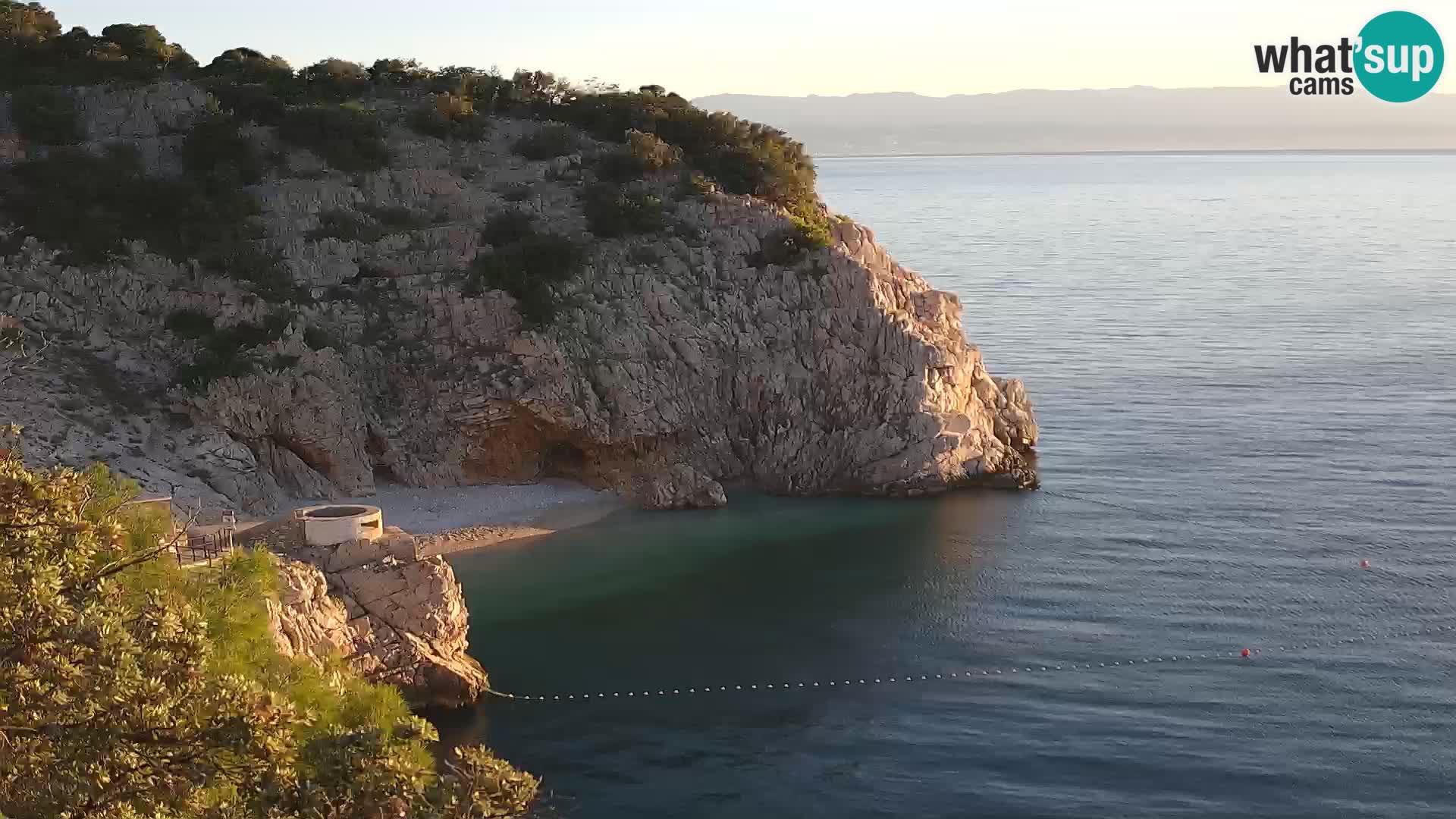 Webcam Brseč beach – Mošćenička Draga – Croatia