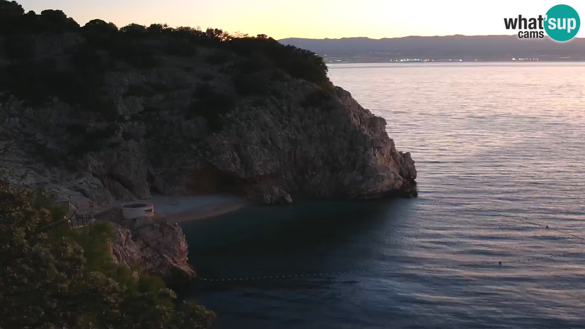 Webcam Brseč beach – Mošćenička Draga – Croatia