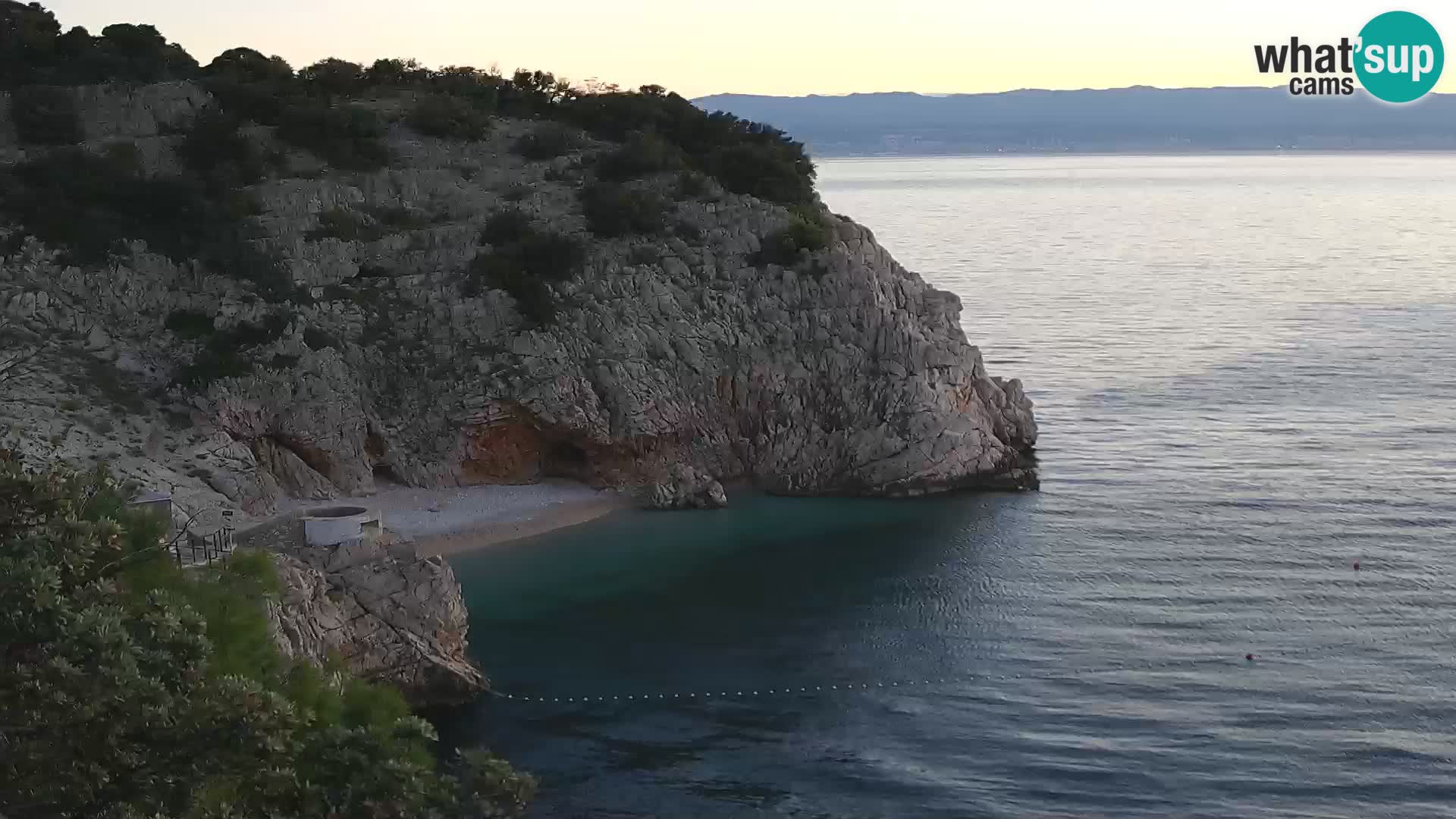 Web kamera plaže Brseč – Mošćenička Draga – Hrvatska