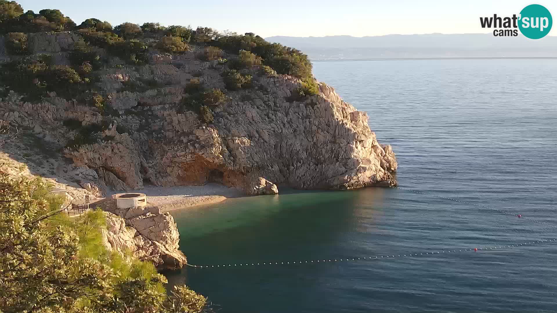 Webcam Brseč beach – Mošćenička Draga – Croatia