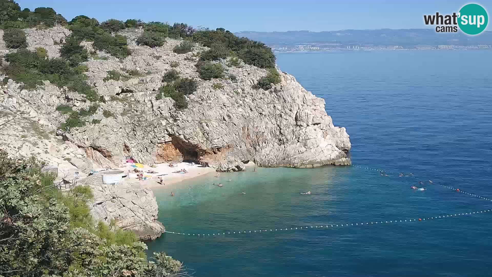 Webcam Brseč Strand – Mošćenička Draga – Kroatien