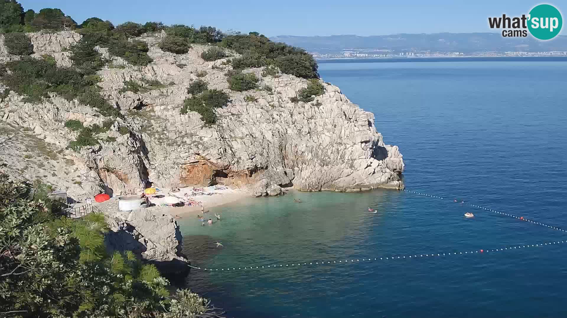 Webcam Brseč Strand – Mošćenička Draga – Kroatien
