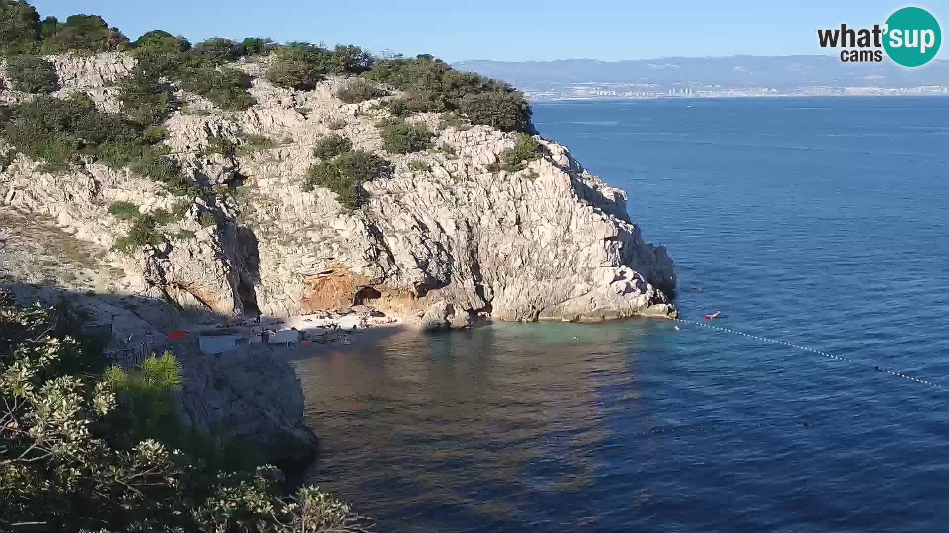 Webcam Brseč Strand – Mošćenička Draga – Kroatien