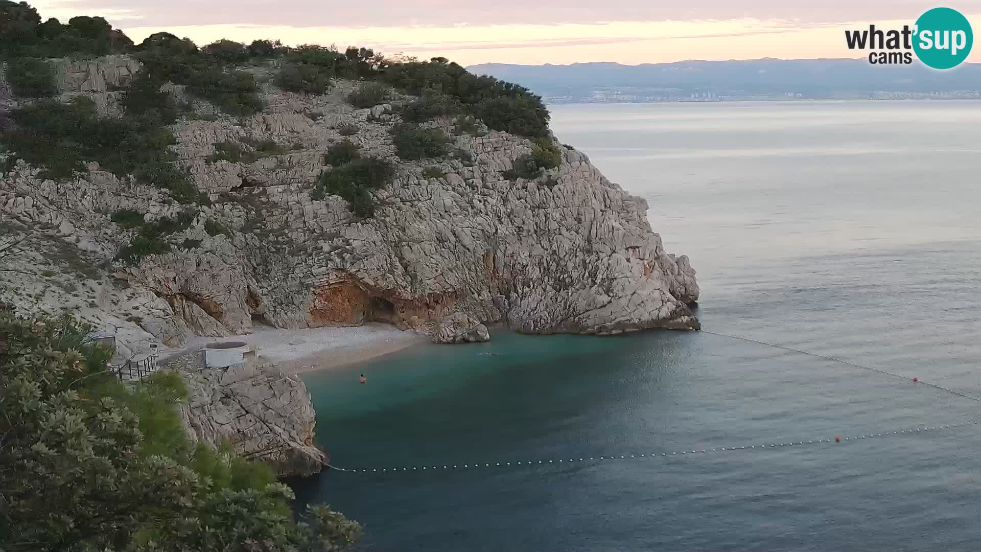 Web kamera plaže Brseč – Mošćenička Draga – Hrvatska