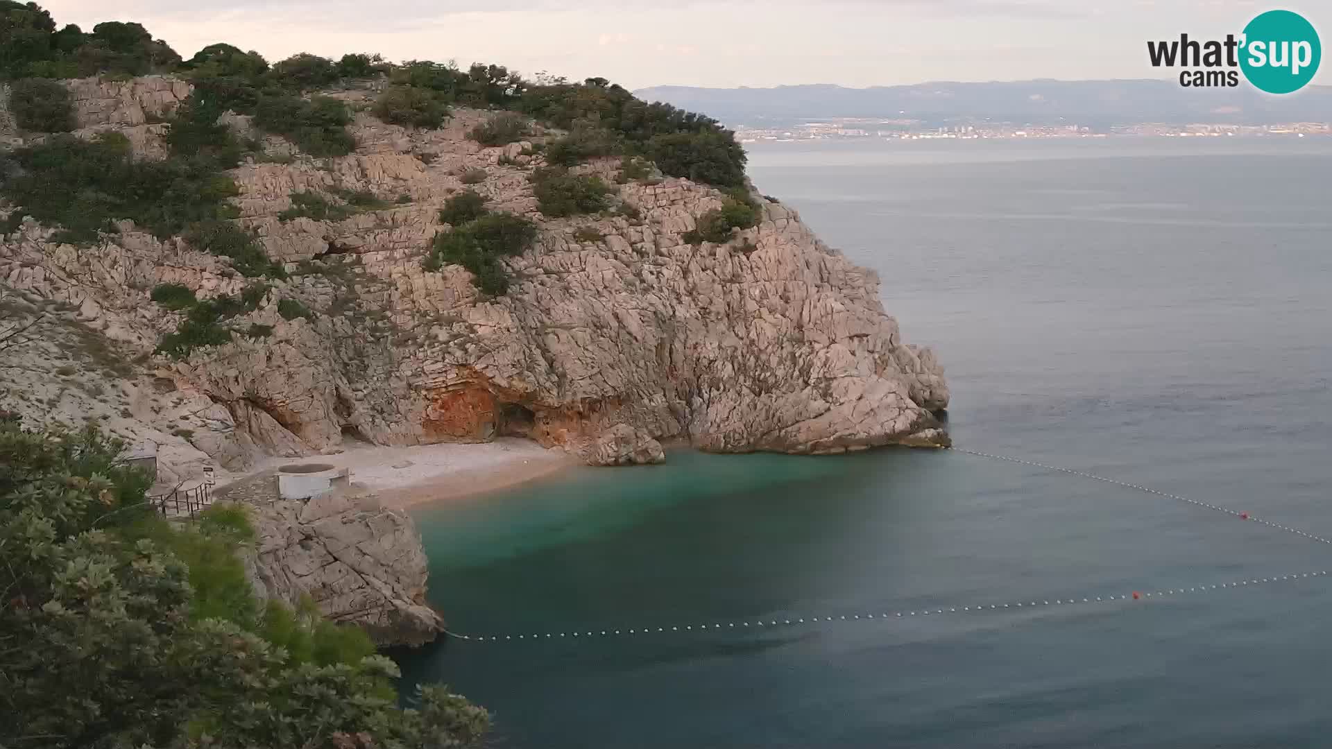 Webcam Brseč Strand – Mošćenička Draga – Kroatien