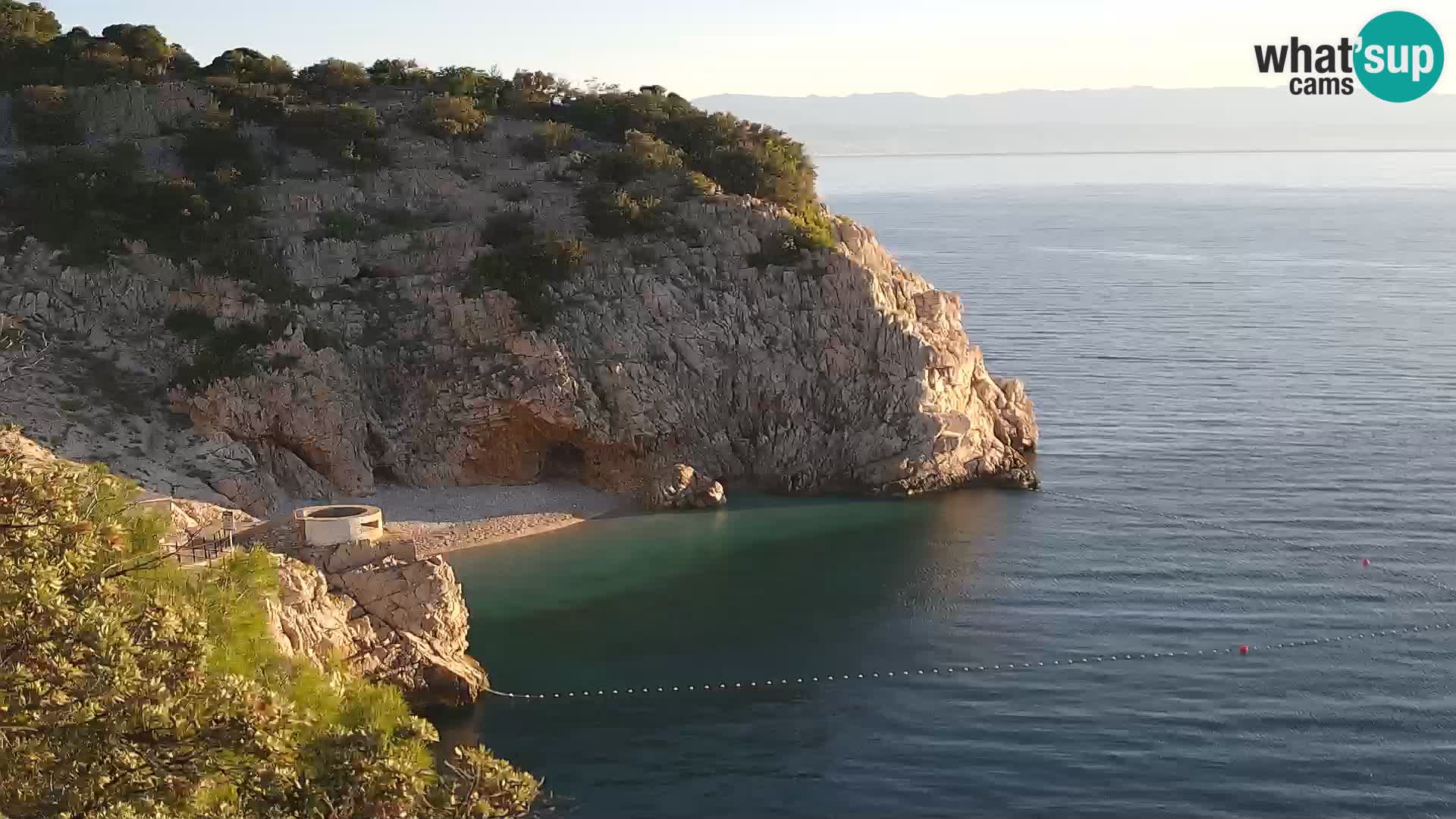 Webcam Bersezio spiaggia – Draga di Moschiena – Croazia