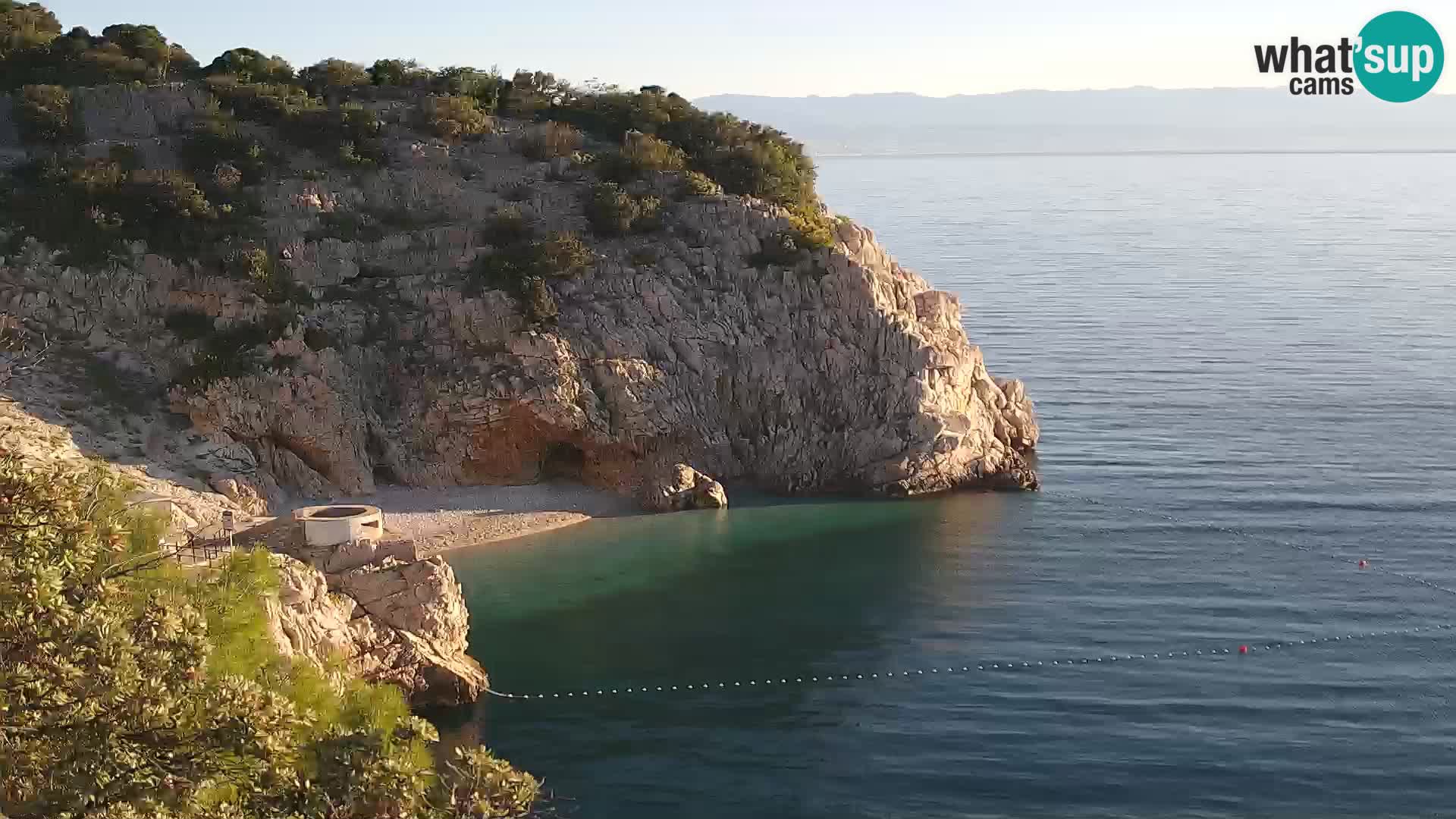 Webcam Bersezio spiaggia – Draga di Moschiena – Croazia