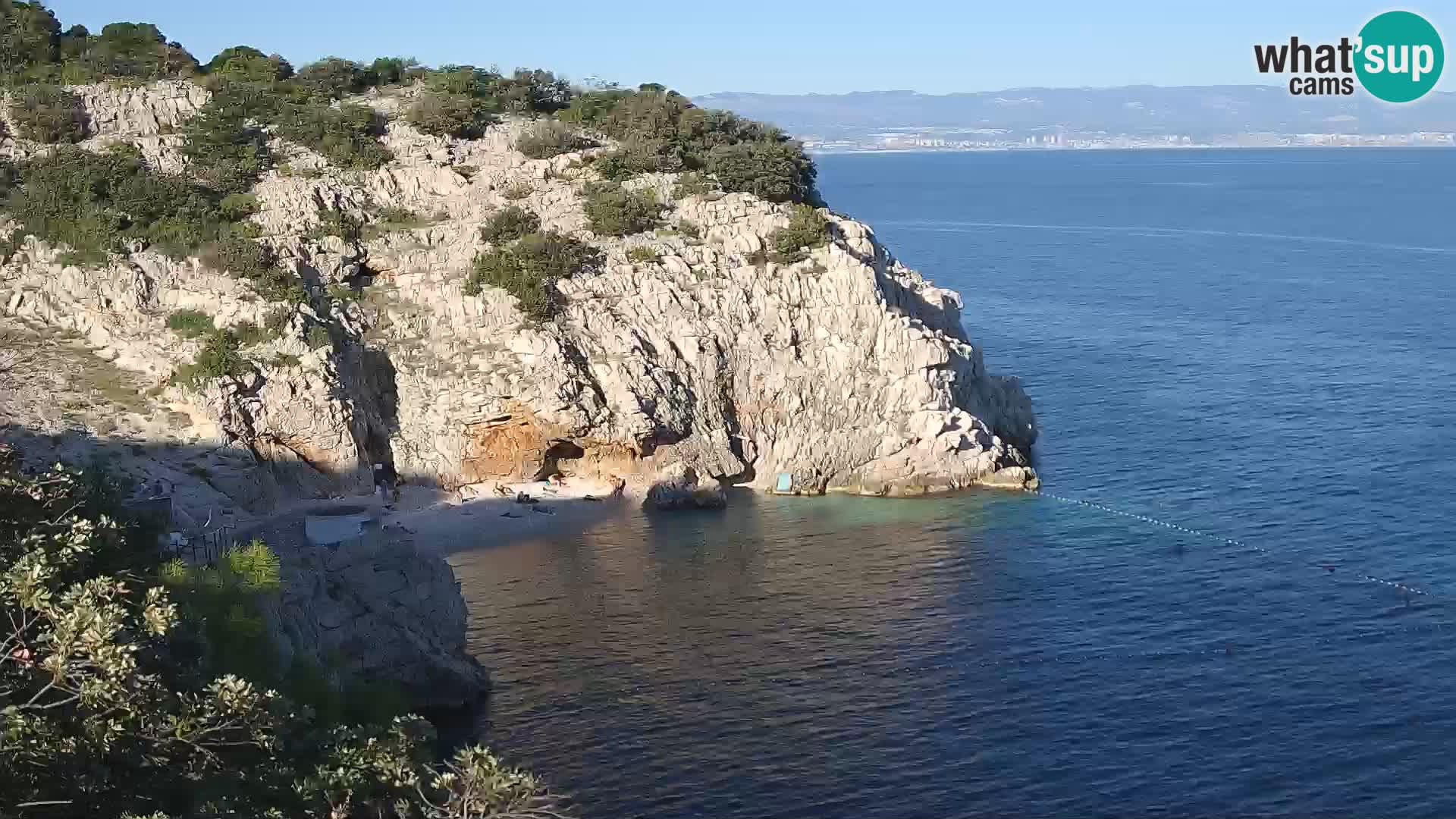 Webcam Brseč Strand – Mošćenička Draga – Kroatien