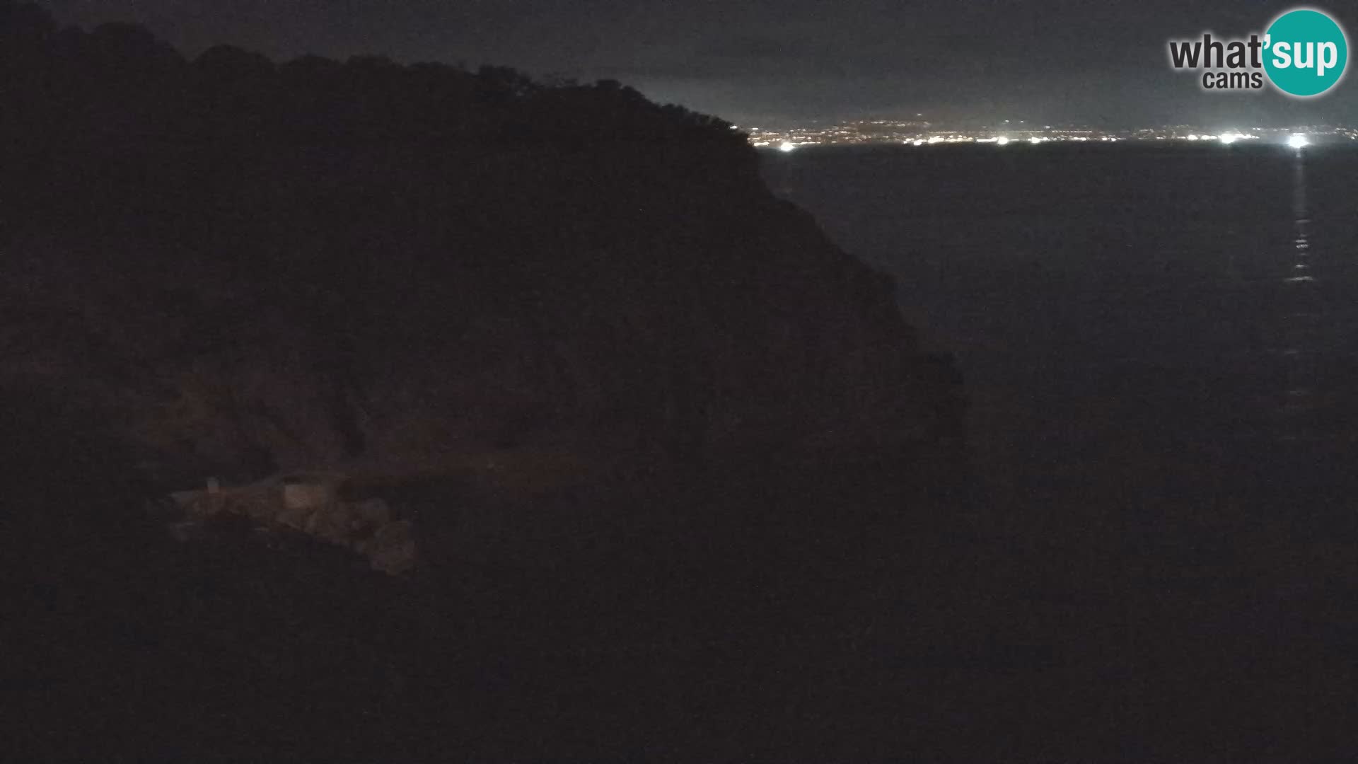 Webcam plage Brseč à Mošćenička Draga, Croatie