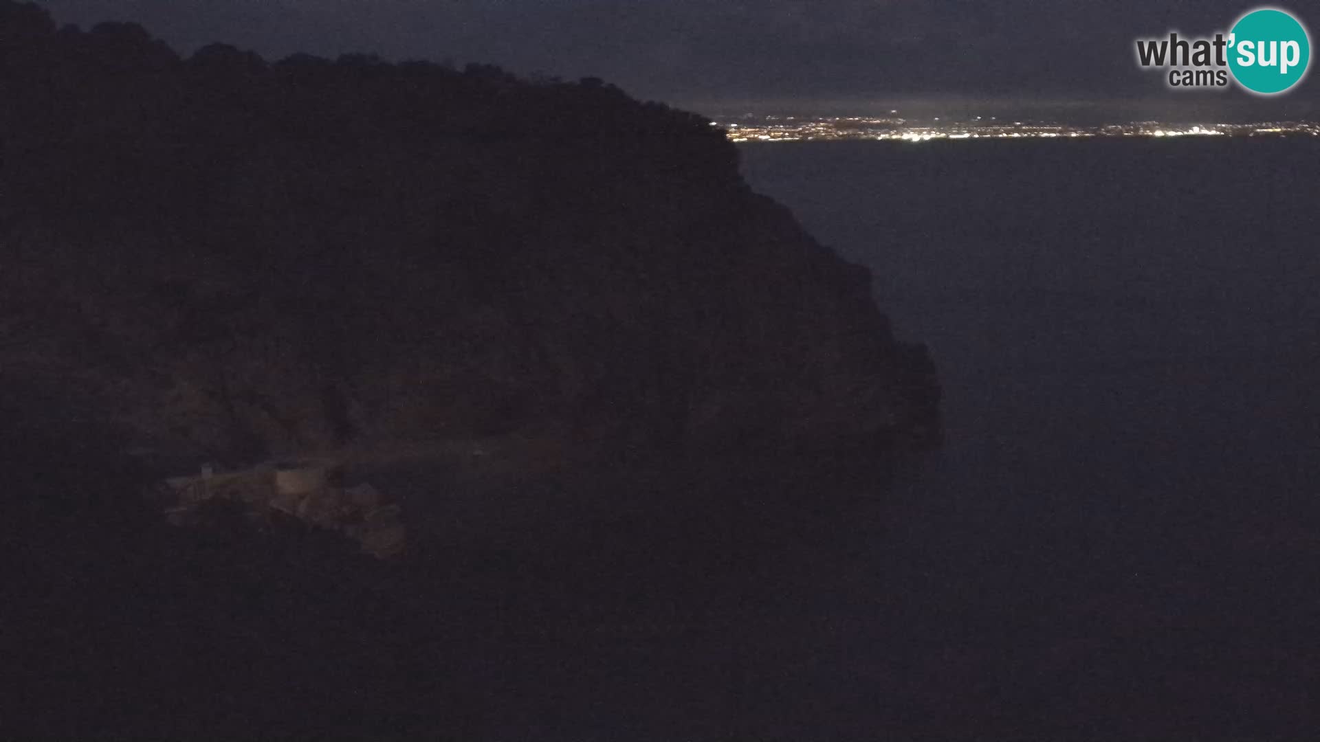 Webcam plage Brseč à Mošćenička Draga, Croatie