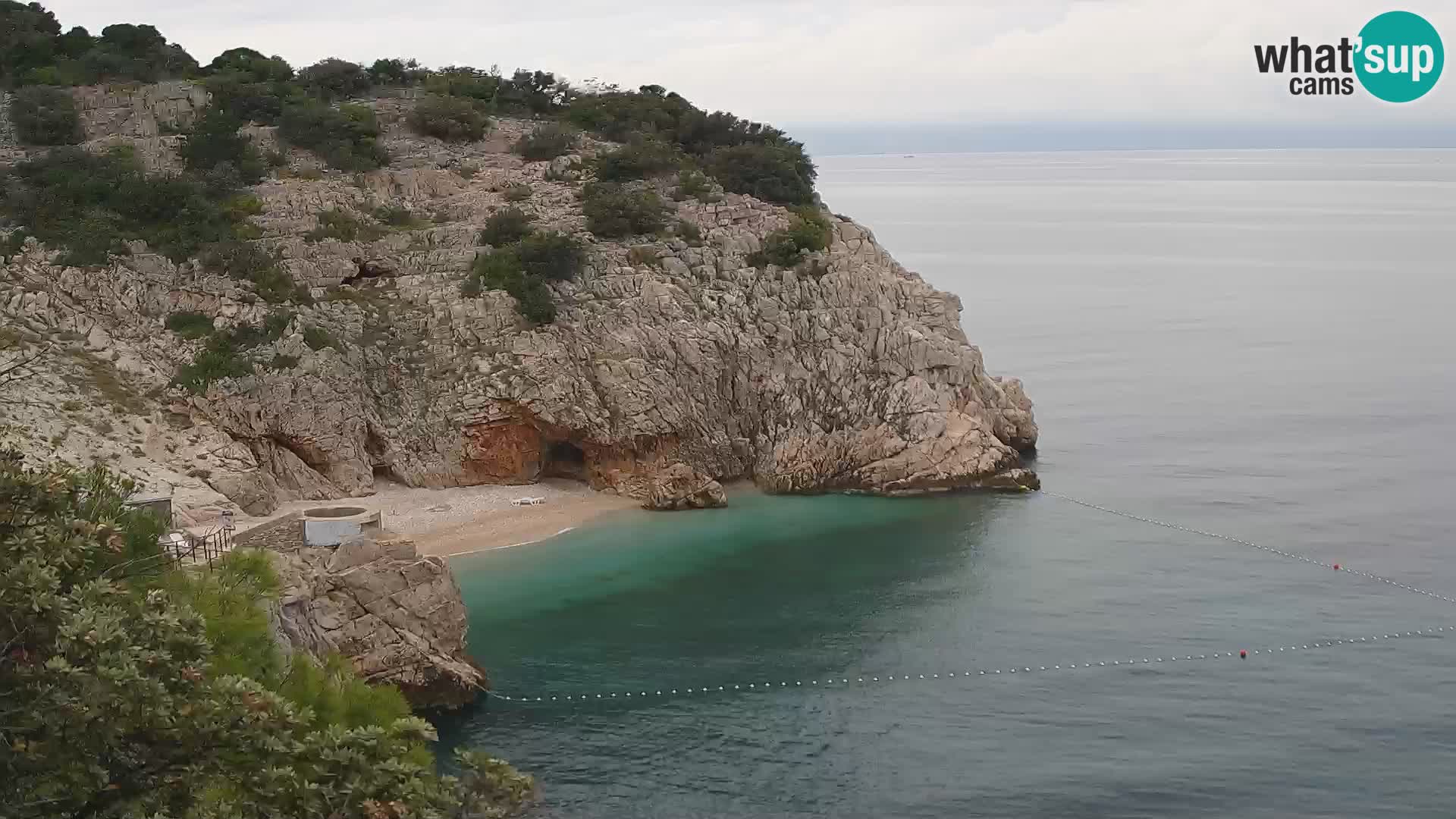 Webcam Brseč Strand – Mošćenička Draga – Kroatien
