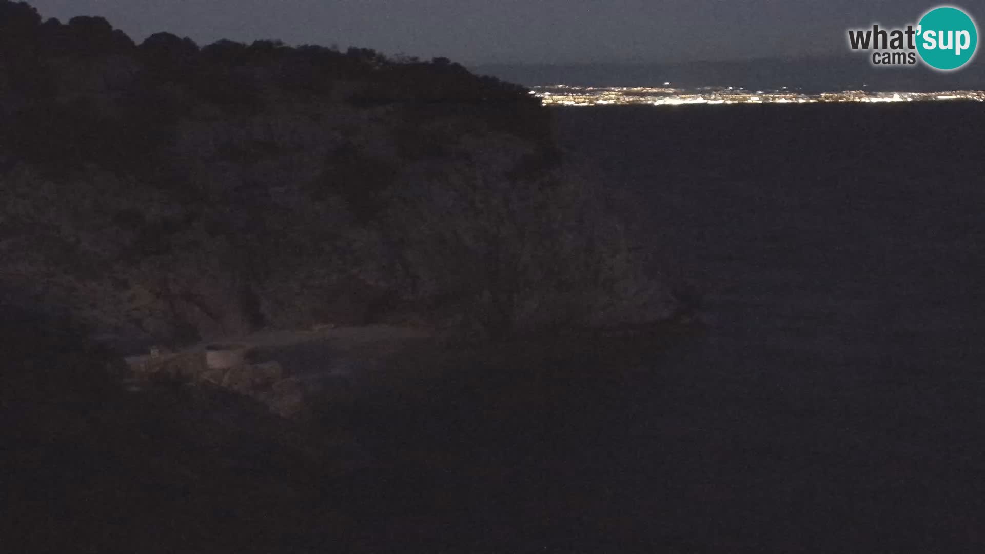 Webcam plage Brseč à Mošćenička Draga, Croatie