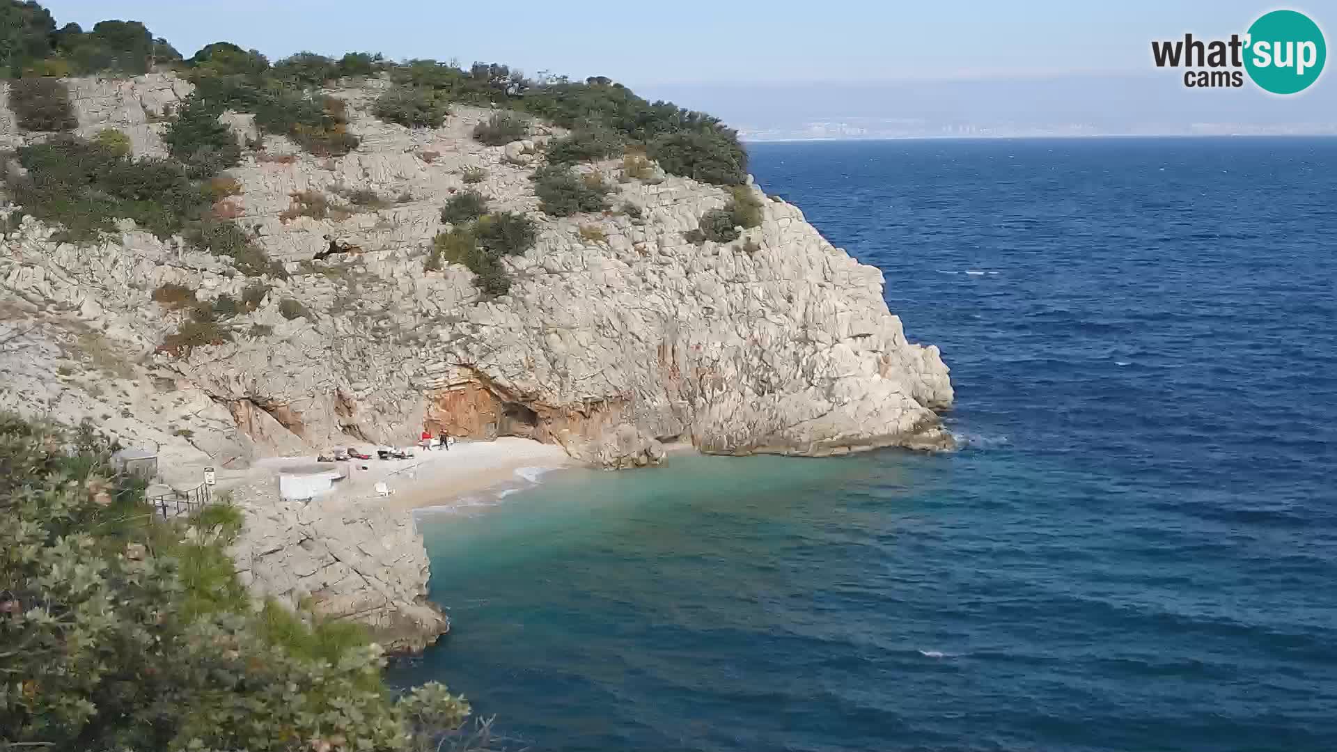Webcam Brseč Strand – Mošćenička Draga – Kroatien