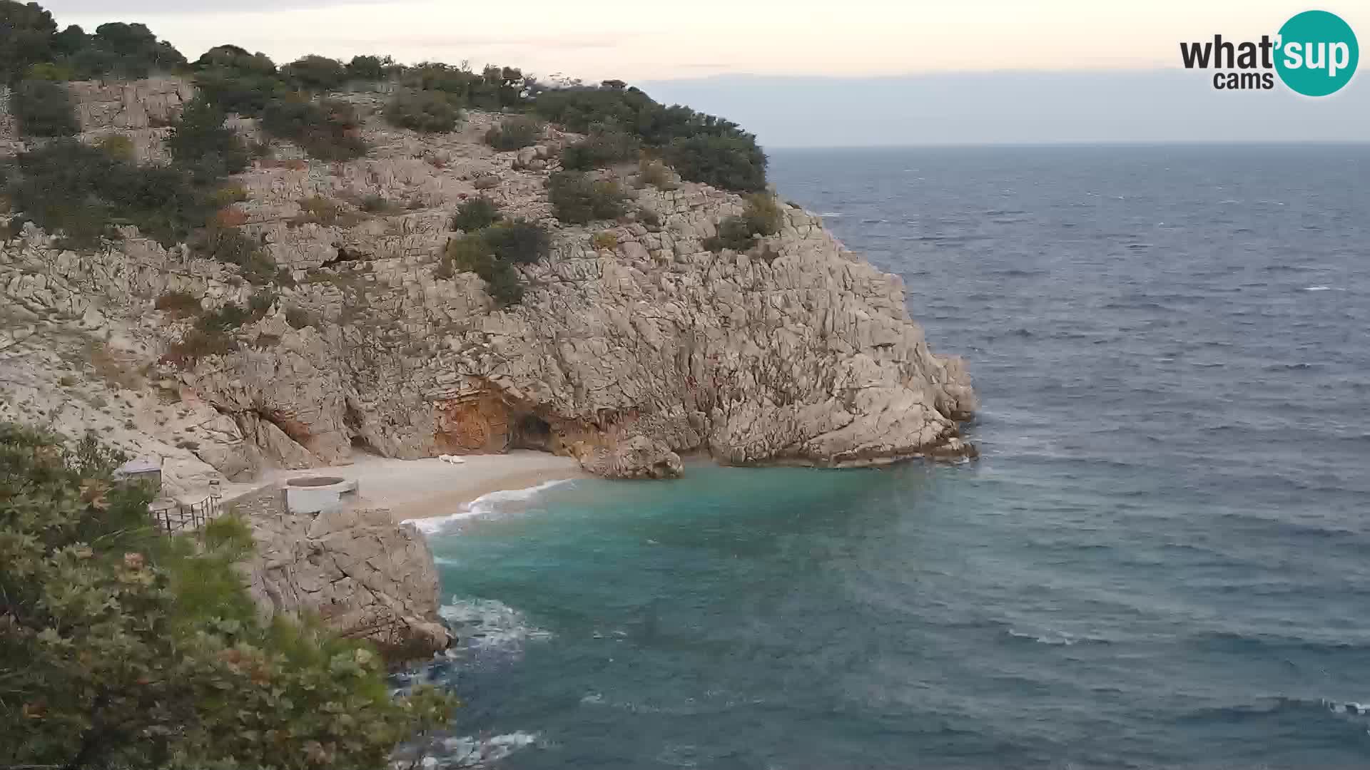 Webcam Bersezio spiaggia – Draga di Moschiena – Croazia