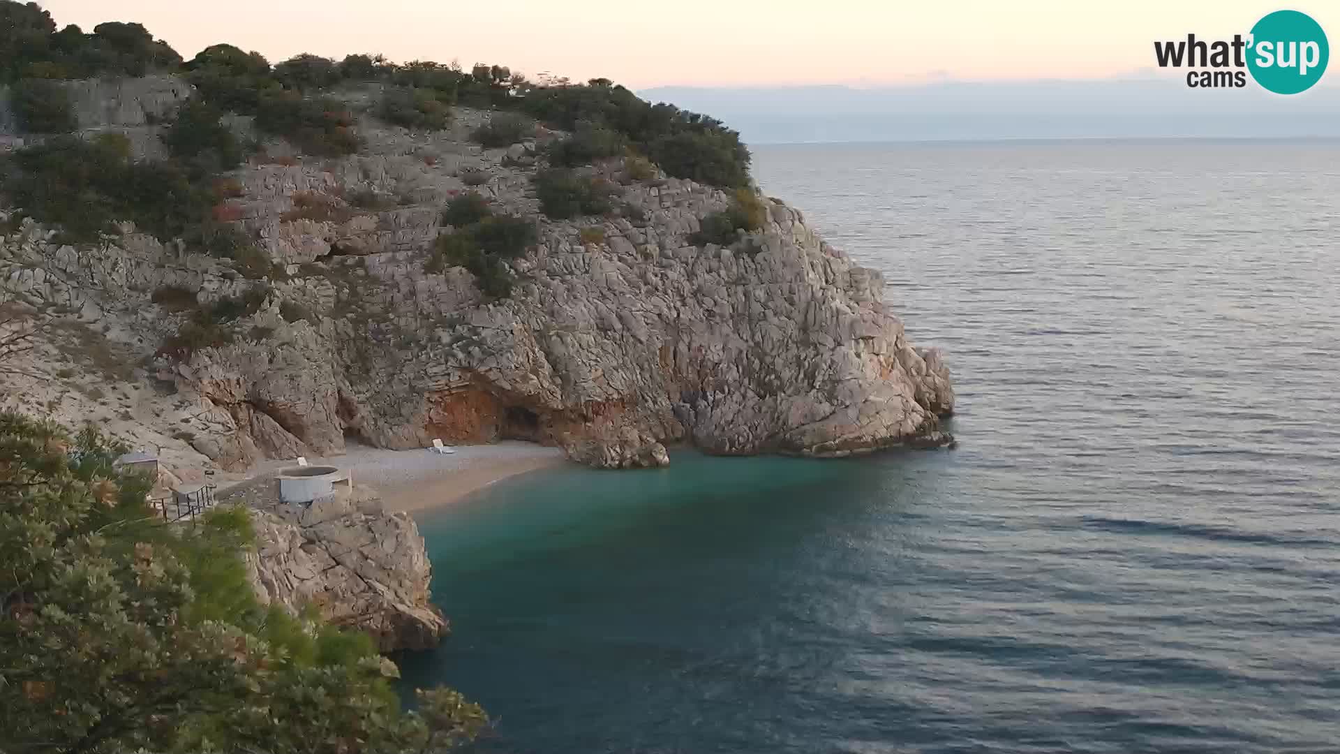 Web kamera plaže Brseč – Mošćenička Draga – Hrvatska