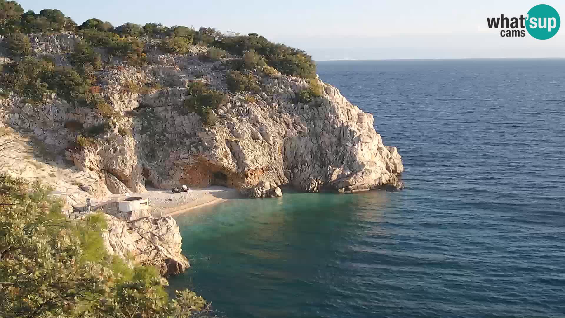 Web kamera plaže Brseč – Mošćenička Draga – Hrvatska