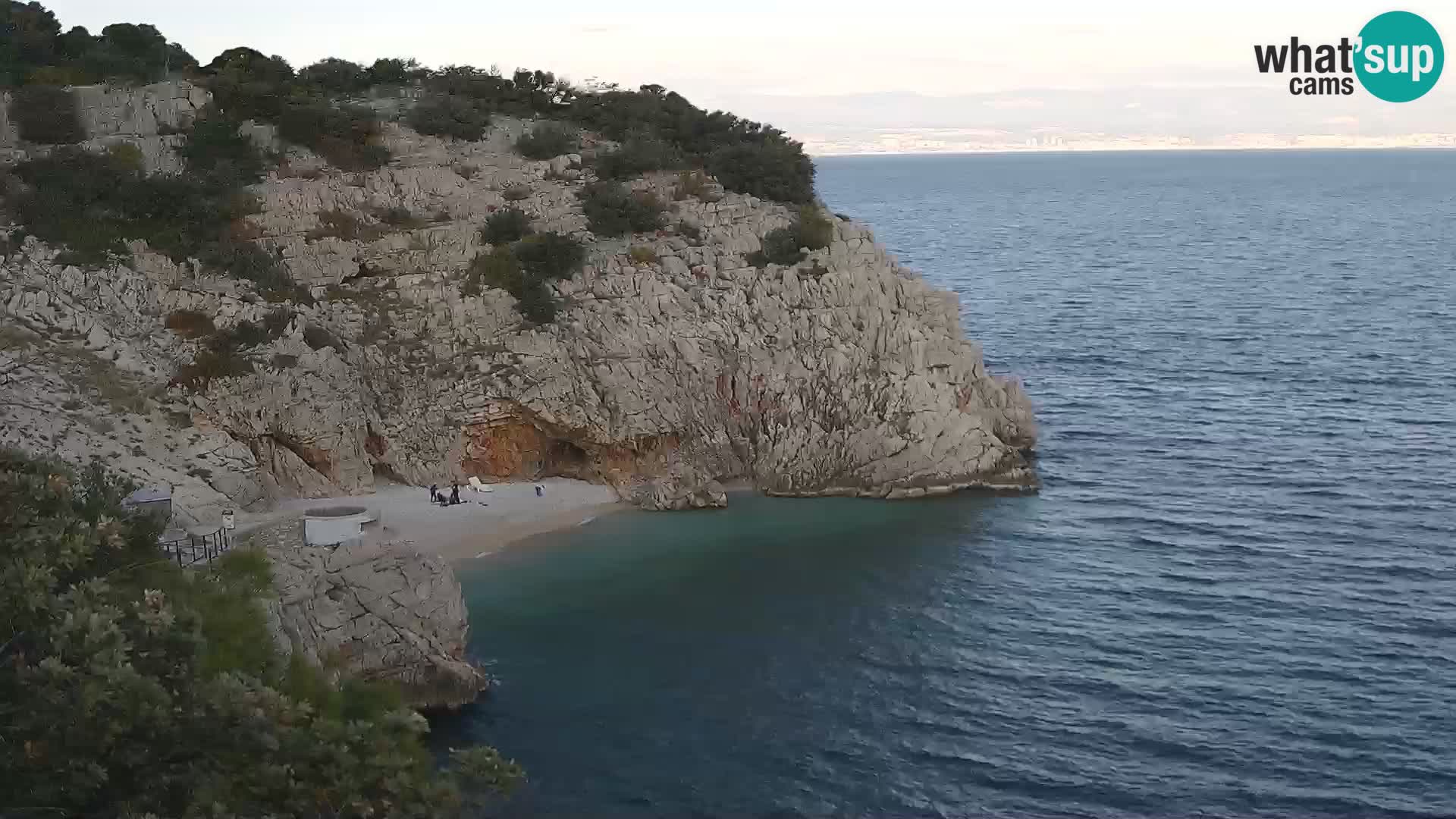 Webcam Bersezio spiaggia – Draga di Moschiena – Croazia