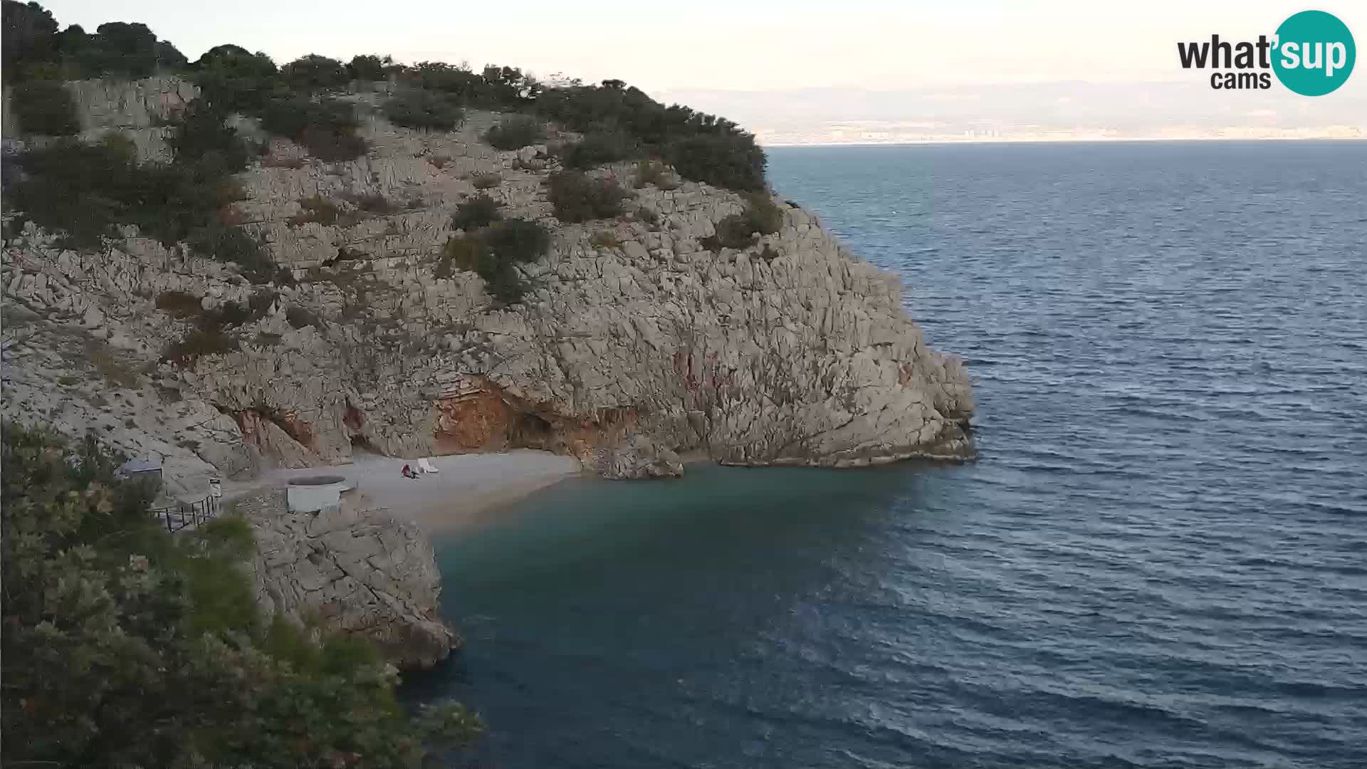 Webcam Brseč beach – Mošćenička Draga – Croatia