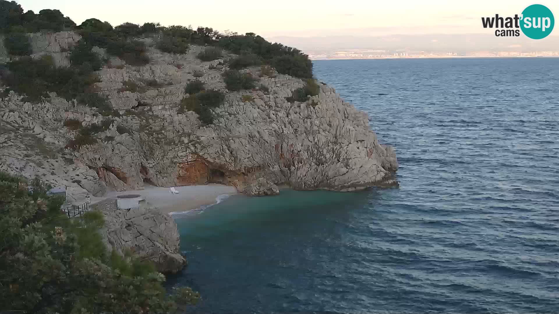 Web kamera plaže Brseč – Mošćenička Draga – Hrvatska