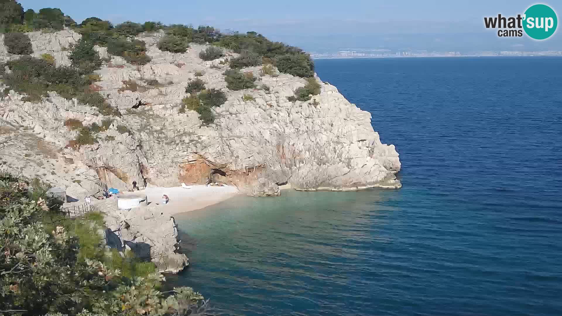 Web kamera plaže Brseč – Mošćenička Draga – Hrvatska