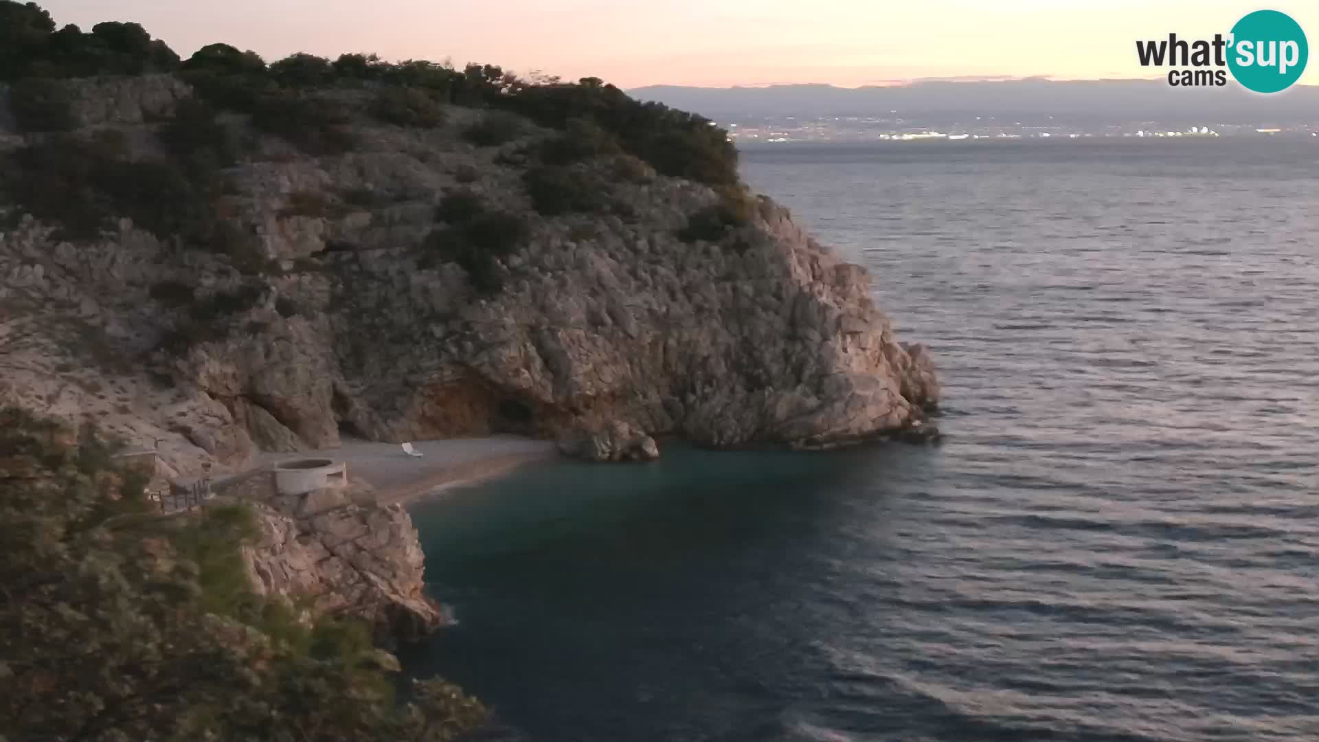 Webcam Brseč beach – Mošćenička Draga – Croatia