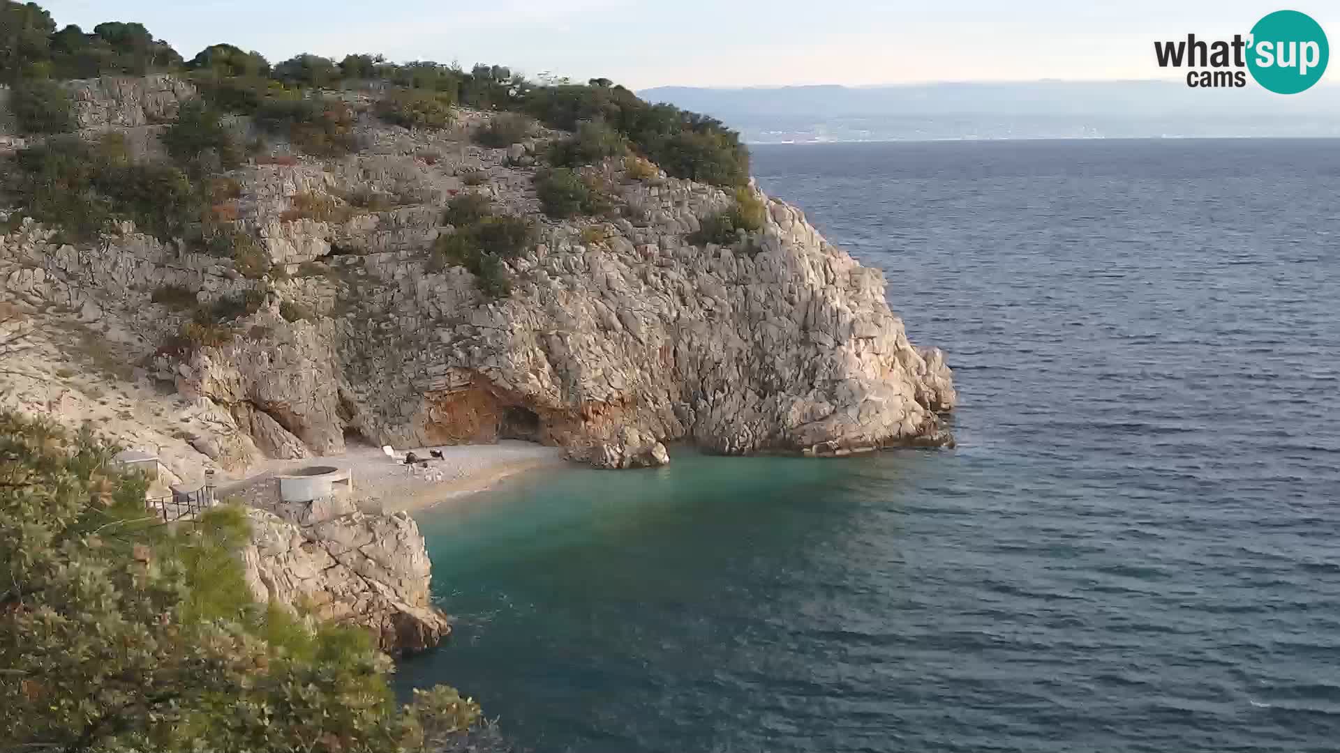 Webcam Brseč Strand – Mošćenička Draga – Kroatien