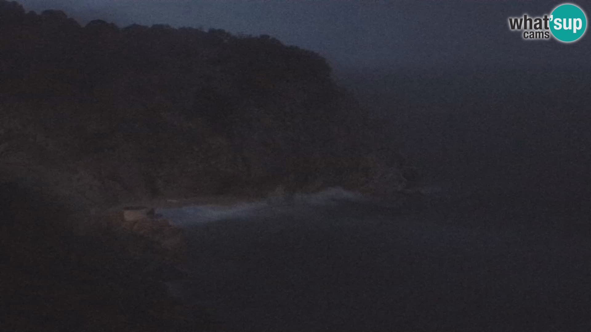 Spletna kamera Brseč plaža – Mošćenička Draga – Hrvaška