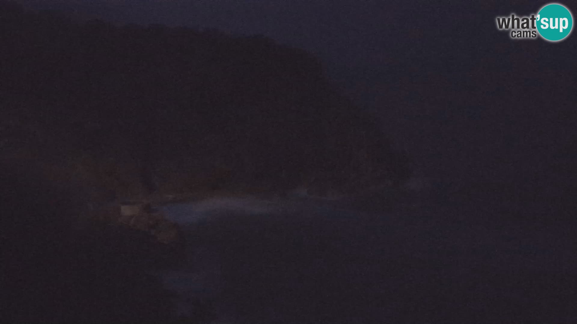 Webcam plage Brseč à Mošćenička Draga, Croatie