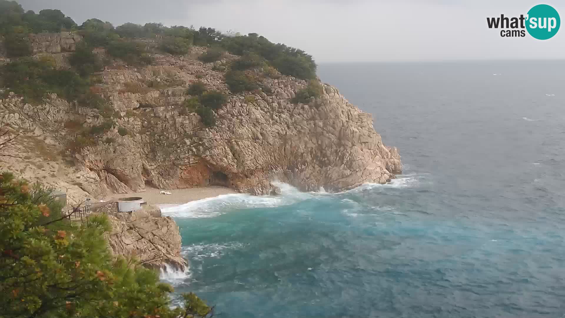 Webcam Brseč Strand – Mošćenička Draga – Kroatien