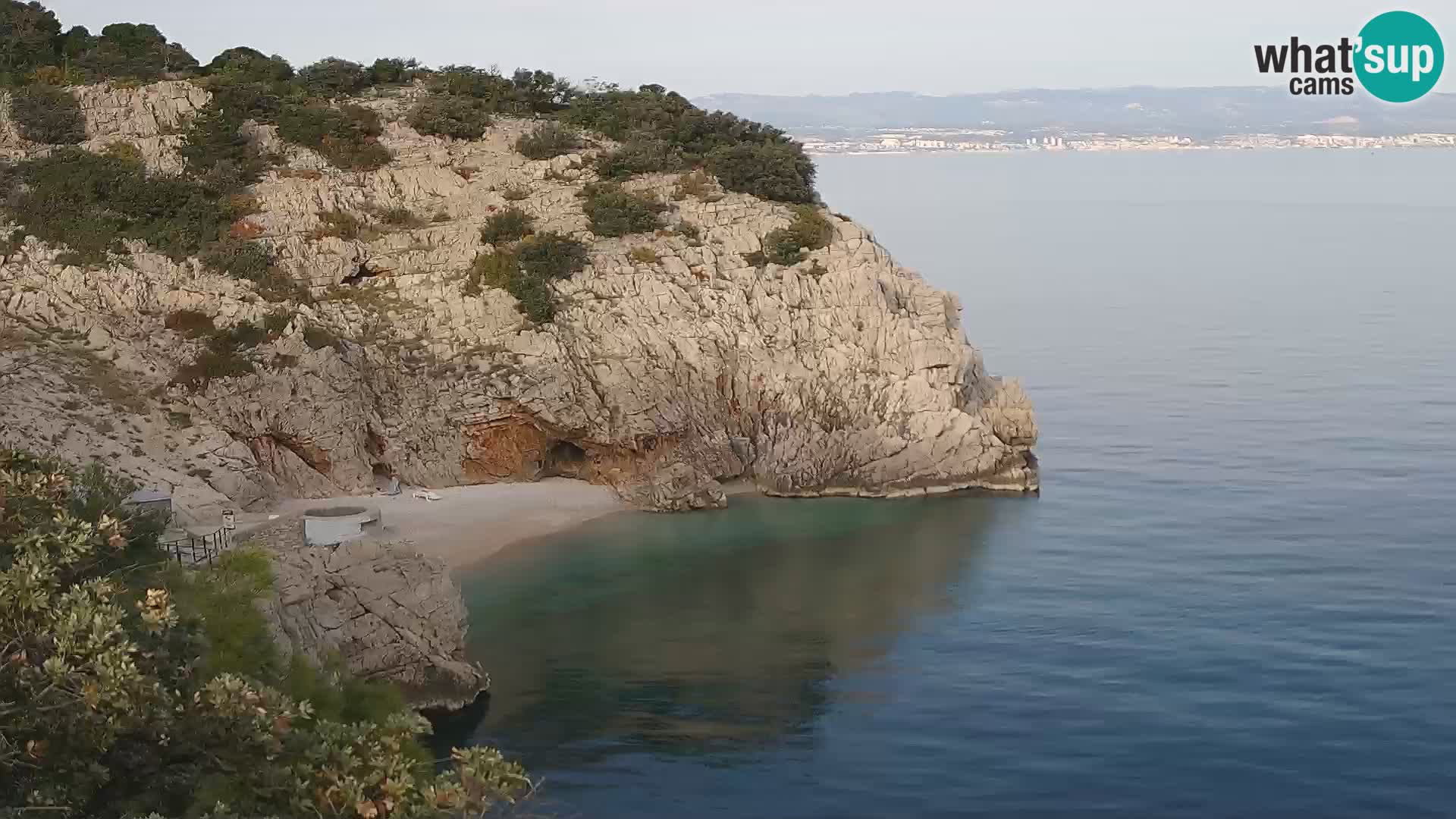 Webcam Brseč beach – Mošćenička Draga – Croatia
