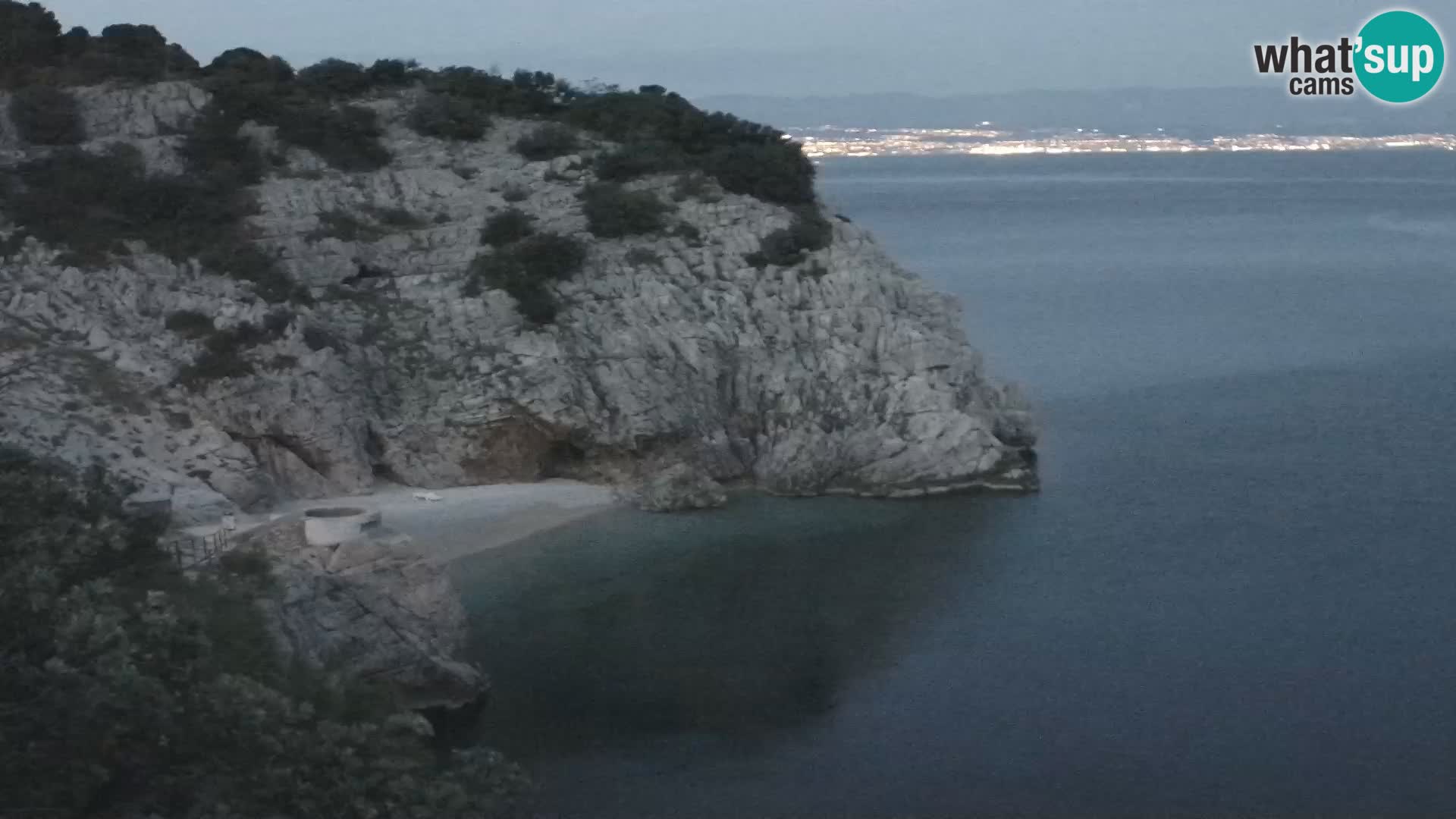 Webcam Brseč beach – Mošćenička Draga – Croatia