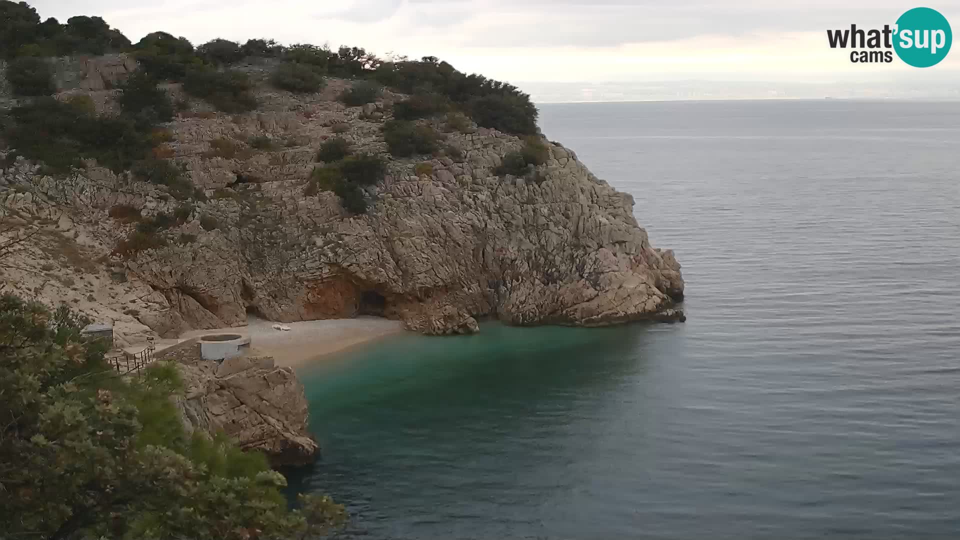 Web kamera plaže Brseč – Mošćenička Draga – Hrvatska