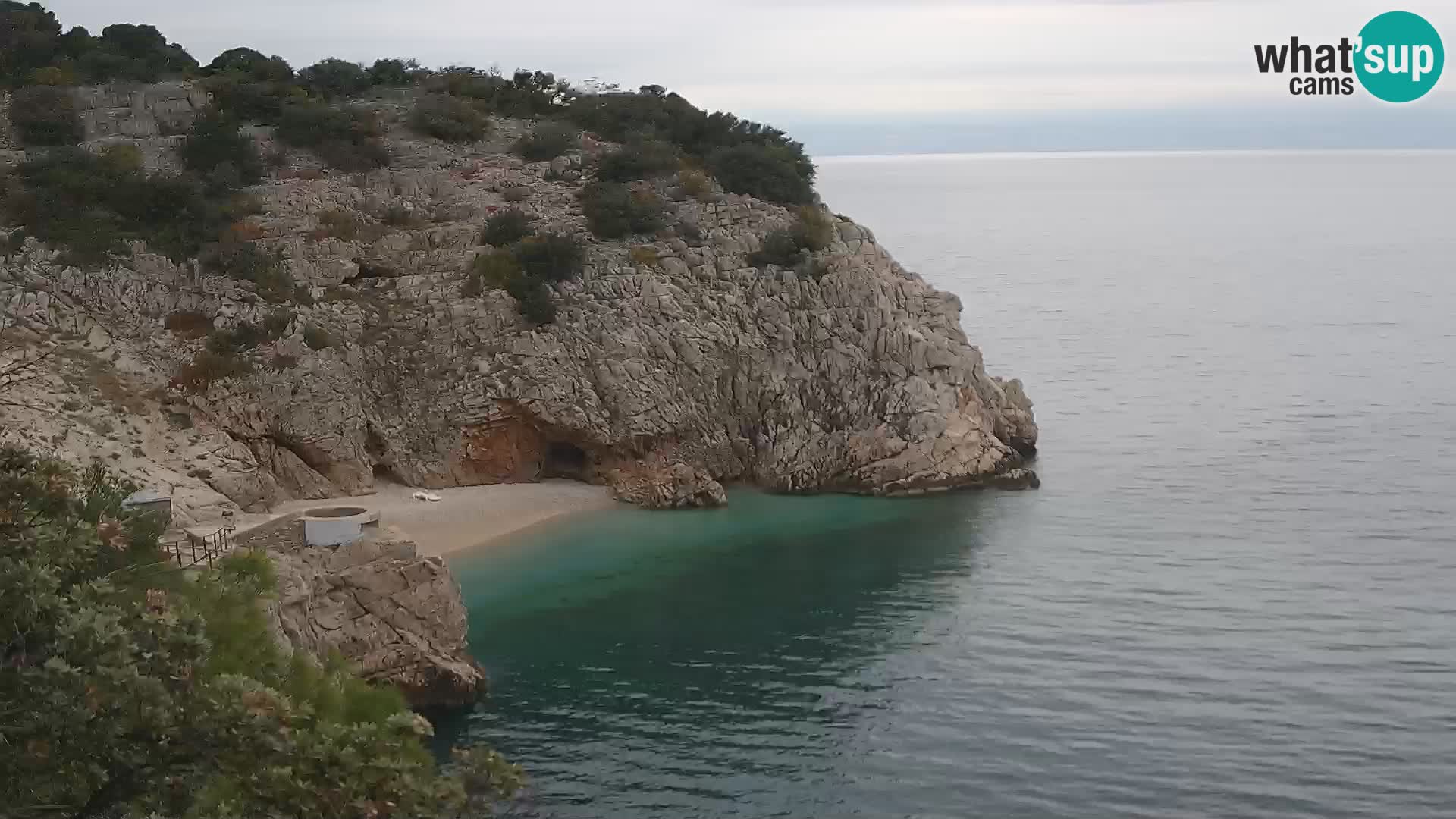 Webcam Brseč Strand – Mošćenička Draga – Kroatien