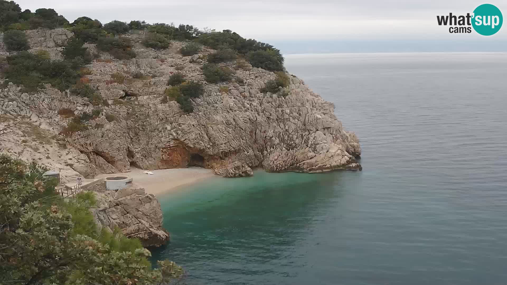 Webcam Brseč beach – Mošćenička Draga – Croatia