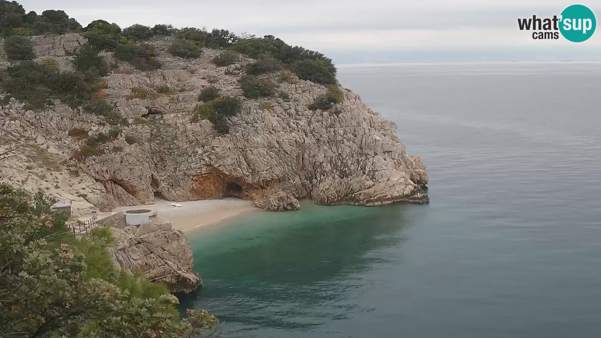 Webcam Brseč beach – Mošćenička Draga – Croatia