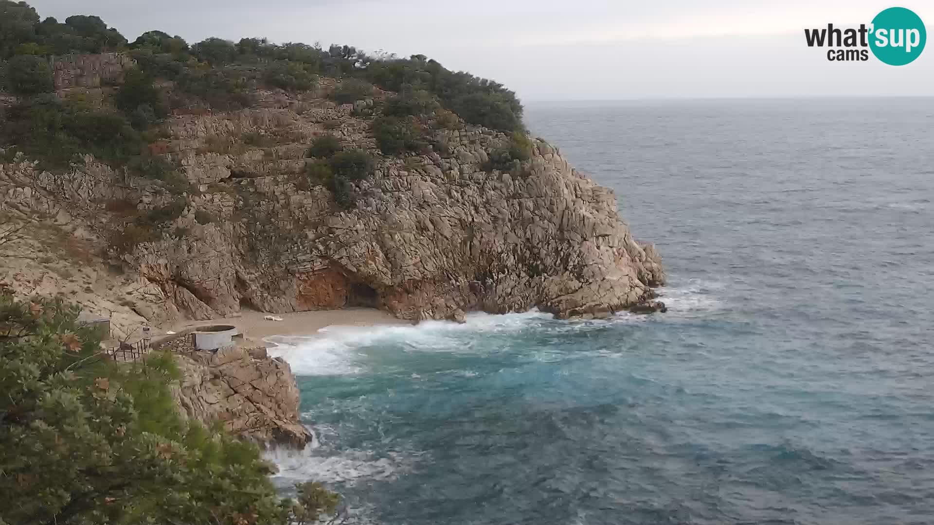 Webcam Brseč Strand – Mošćenička Draga – Kroatien