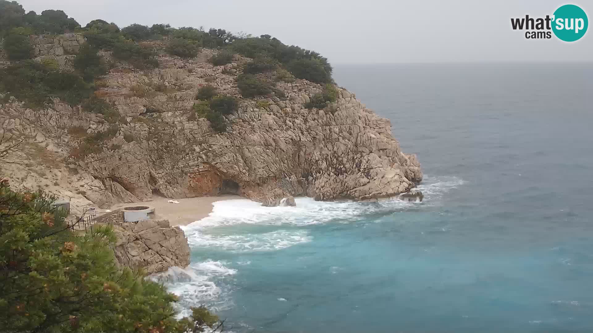 Webcam Brseč beach – Mošćenička Draga – Croatia