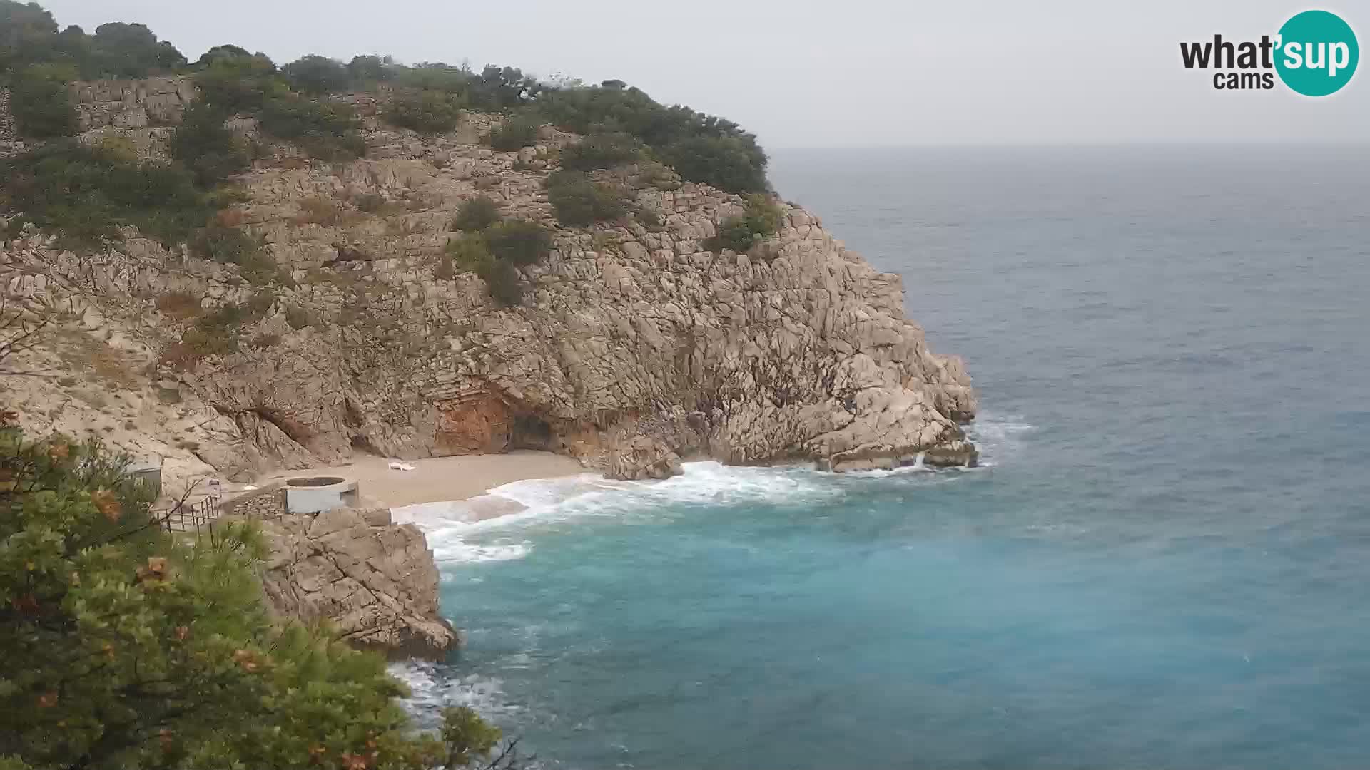 Webcam Brseč beach – Mošćenička Draga – Croatia