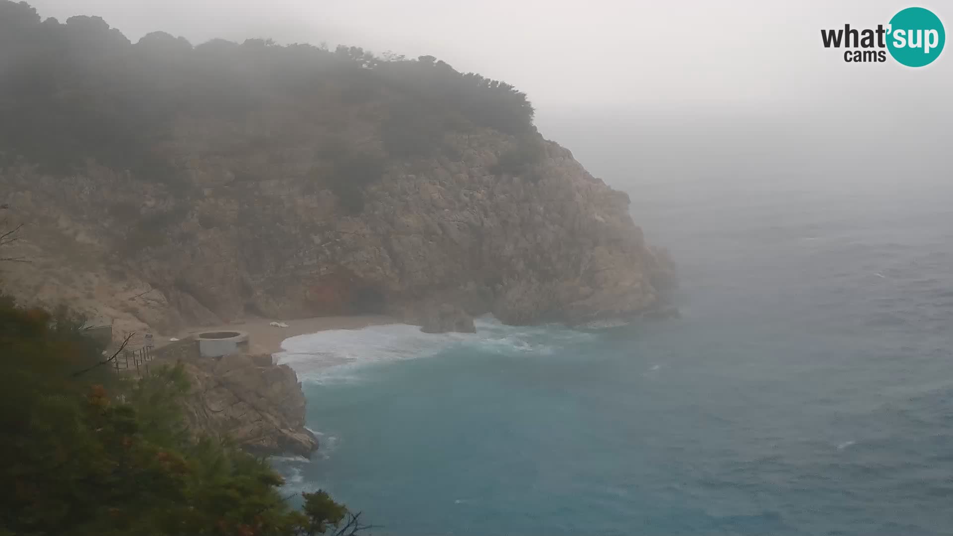 Webcam Brseč beach – Mošćenička Draga – Croatia