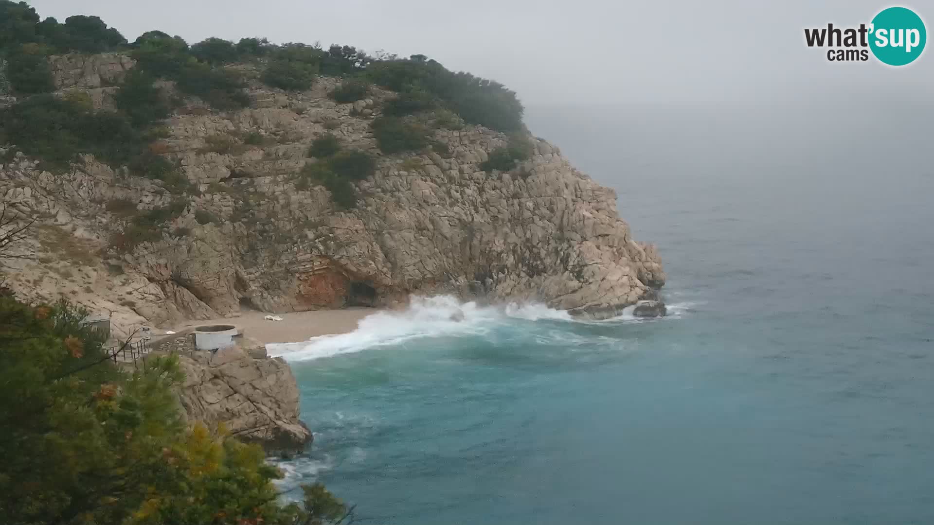Webcam Brseč beach – Mošćenička Draga – Croatia