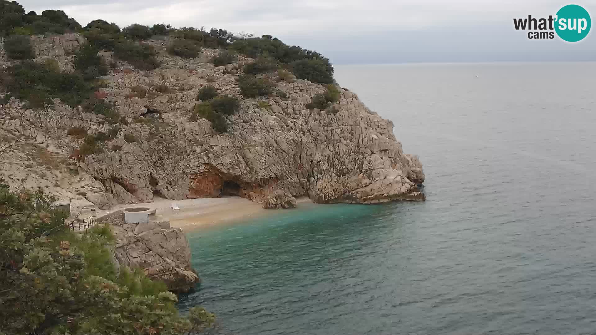Webcam Bersezio spiaggia – Draga di Moschiena – Croazia